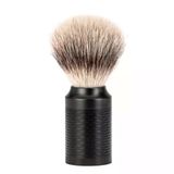 Mühle Tıraş Fırçası - Rocca Serisi - Silvertip Fiber - Siyah Paslanmaz Çelik Sap, Dlc