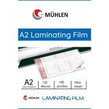 Mühlen A2 125 Mc 100 Adet 1 Paket Laminasyon Pvc Filmi