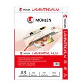 Mühlen Laminasyon Makinesi Filmi 150 Mc A3 1 Paket 100 Adet