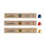 Muhlisa Espresso 3 Çeşit Kapsül Kahve Seti Guatemala, Ethiopia, Colombia (30 KAPSÜL)