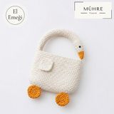 Mühre Ördek Model Çanta Amigurumi Örgü El Emeği Şirin Çanta Çocuk Çantası