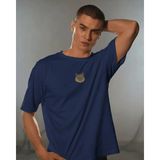Muhtar Store Erkek Siberian Kedi Baskılı Oversize Tişört – Minimal Sibirya Kedisi Tasarım - Beyaz - 2XL