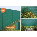 Muhtelif %40 Gölgelik File 2 Metre x 10 Metre Bahçe Gizleme Ağı Bahçe Çit Örtüsü Meyve Ağacı Örtüsü - Yeşil