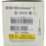 Muhtelif Bd Microlance Mezoterapi Iğnesi 30G 0.3X13MM REF:304000 - 50 Adet