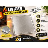 Muhtelif ISIKES SOBA ISIKES Isı Yalıtım Malzemesi 75 CM x 85 CM Isı İzolasyon Örtüsü Termal Yalıtım Ürünü Sıcaklık Koruyucu Yalıt