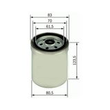 Muhtelif Yakıt Filtresi Man F2000. L2000. M2000 Wdk 725-PP 837/1-0