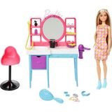 Muhteşem Kuaför Oyun Seti Renk Değiştiren Saç Özellikli Barbie Muhteşem Kuaför Oyun Seti Hkv - Çok Renkli