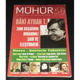 Mühür Dergisi Mayıs Haziran 2015 Sayı 58 Dosya Şairlerin Takıntısı (Sahafiye Kitap)