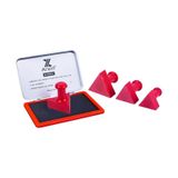 Mühür Kauçuk Alaşım Kırmızı Kaşe Üçgen 35x35