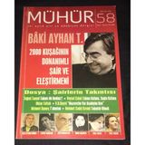 Mühür Mayıs Haziran 2015 Sayı 58 Dosya: Şairlerin Takıntısı (Sahafiye Kitap)