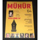 Mühür Mayıs Haziran 2016 Sayı 64 2000 Kuşağı Emel İrtem Volume Iv (Sahafiye Kitap)