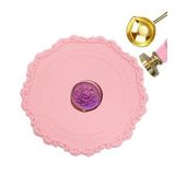 Mühür Mumu Döküm Silika Jel Baskı Ped Yapışmayan Pembe Silikon
