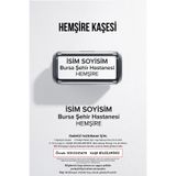 MÜHÜRCE Hemşire Kaşesi, Sağlık Çalışanı Kaşesi - İsme Özel, Pratik ve Dayanıklı Tasarım