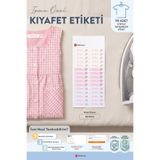 MÜHÜRCE İsme Özel Ütüyle Yapışan Kıyafet Etiketi 90 Adet - Okul, Kreş Ve Anaokulu İçin Dikişsiz İsimlik (45x10 mm) - Gökyüzü