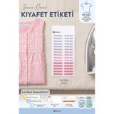MÜHÜRCE İsme Özel Ütüyle Yapışan Kıyafet Etiketi 90 Adet - Okul, Kreş Ve Anaokulu İçin Dikişsiz İsimlik (45x10 mm) - Pembe
