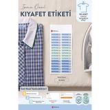 MÜHÜRCE İsme Özel Ütüyle Yapışan Kıyafet Etiketi 90 Adet - Okul, Kreş Ve Anaokulu İçin Dikişsiz İsimlik (45x10 mm) - Vosvos