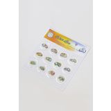 Mühürcüm 12 Adet Hazır Kendinden Yapışkanlı Yüzük Davetiye Sticker Mühür Kysm111