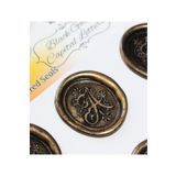 Mühürcüm Baş Harf 12 Adet 3d Hazır Kendinden Yapışkanlı Sticker Mühür Rm2112