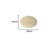 Muhurcum Muhur Mumu Damga 21X30 Mm Oval Bos Pirinc Kafa + Ahsap Sap R5799oe21