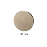 Muhurcum Muhur Mumu Damga 30 Mm Yuvarlak Kumlu Bos Pirinc Kafa + Ahsap Sap R5799k30