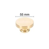 Muhurcum Muhur Mumu Damga 55 Mm Yuvarlak Bos Pirinc Kafa + Ahsap Sap R5799o55