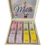 Muito Kız Bebek Sütlü Madlen Çikolata Isme Özel - 48 ADET Soft Peluş Serisi Kutulu