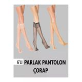 Müjde 20 Denye Ince Dizaltı 6'Lı Kombin Pantolon Çorabı 2 Ten 2 Sahra 2 Siyah