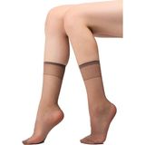 Müjde 24 Adet Vizon Renk Ince Soket Çorap - Standart