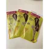 Müjde 3 Lü 20 Denye Mat Ince Kilotlu Çorap 38 Numara Bronz