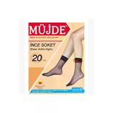 Müjde TYB0522050511154 20 Denye Ince Soket Kadın Çorap 24'lü