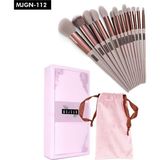 Mujgan 12'li Fix Fırça Seti Pembe