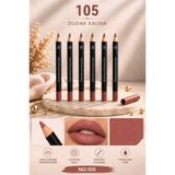 MUJGAN 6'lı Dudak Kalemi Seti No:105 Kalıcı Yumuşak Sürüm Lip Liner Kalem