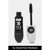 MUJGAN 7D Su Geçirmez Maskara - Yoğun Hacim ve Uzun Ömürlü Etki