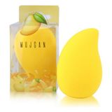 MUJGAN Makyaj Süngeri Mango Renkli Minimal Tasarım ile Günlük Kullanım İçin Uygun