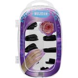 Mujgan MJGN-100SR Takma Tırnak 100 Adet Siyah - 12'li Paket