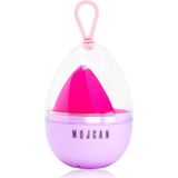 MUJGAN Mor Kutulu Makyaj Süngeri Kapatıcı ve Aydınlatıcı Uygulama İçin 9.5x5 cm