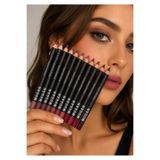 MUJGAN MUGAN 12’li Dudak Kalemi Seti – Mat Bitişli Profesyonel Lip Pencil Koleksiyonu