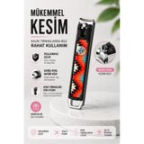 MUJGAN Paslanmaz Çelik Geniş Oval Makas Ağızlı Tırnak Makası C