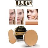 MUJGAN Porselen Fondöten Kapatıcı 90 ml Yağsız Formül ile Doğal Görünüm ve SPF Koruma - 211