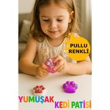 Mujmuj Oyuncak Yumuşak Squishy Kedi Patisi Sukuşi Eğlenceli Oyun 1 Adet