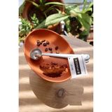 Mujo Coffee Epinox Paslanmaz Çelik Kahve Ölçü Kaşığı ve Paket Klipsi 17.5cm - Gümüş