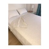 Mujo Home Collection Tek Kişilik %100 Pike Doğal Kumaş, Antibakteriyel, 4 Mevsim, Yatak&Koltuk Örtüsü