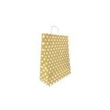 Muka Altın Büküm Saplı Kraft Kağıt Çanta 25x31cm Pakette 24 Ad.