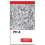 Muka Folix Adisyon Fişi Otokopili Numaralı 50 Yaprak Büyük 9 Cm X 16 Cm 36 Adet