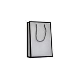 Muka Gri Karton Çanta Lüks 26x40 Cm Pakette 10 Ad.