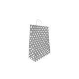 Muka Gümüş Büküm Saplı Kraft Kağıt Çanta 25x31cm Pakette 24 Ad.