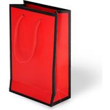 Muka Ip Saplı Lüks Karton Çanta 20X25X8 cm Pakette 24 Adet