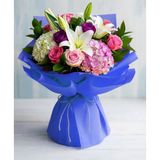 Muka Italyan Krapon Kağıdı Çiçekçi Krep Kağıdı Grapon Kağıdı 180GR 50X250 cm - Mavi