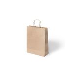 Muka Kraft Büküm Saplı Kraft Kağıt Çanta 25x31cm Pakette 24 Ad.
