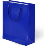 Muka Lüks Karton Çanta 25X30X9CM Pakette 10 Ad. - Lacivert
